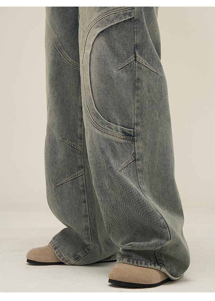 Design For Man's Straight Leg Jeans