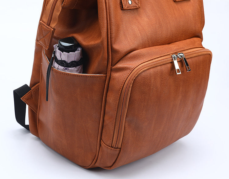 Fashion Pu Mummy Bag Backpack