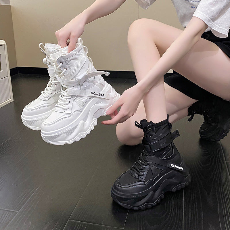 Women's Platform Height Increasing Casual Sneakers