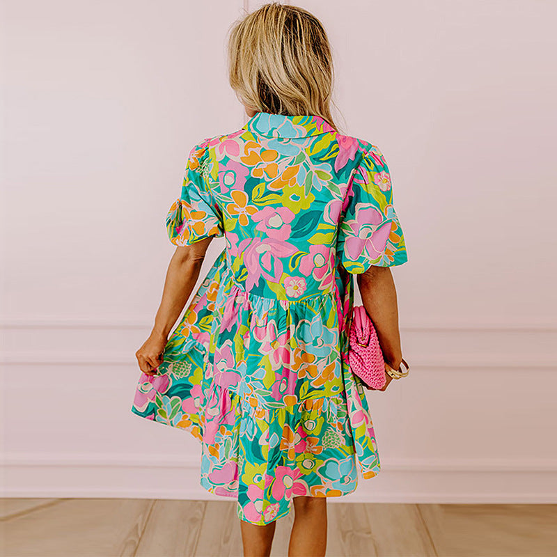 Floral Print Summer Dress