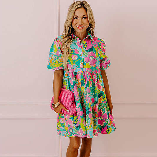 Floral Print Summer Dress