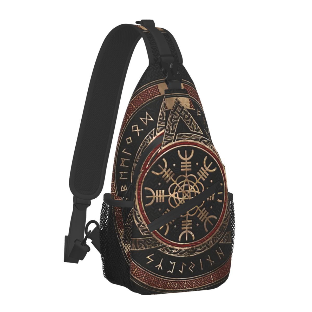 Norse Mythology Viking Crossbody Bag Sports Tree Of Life