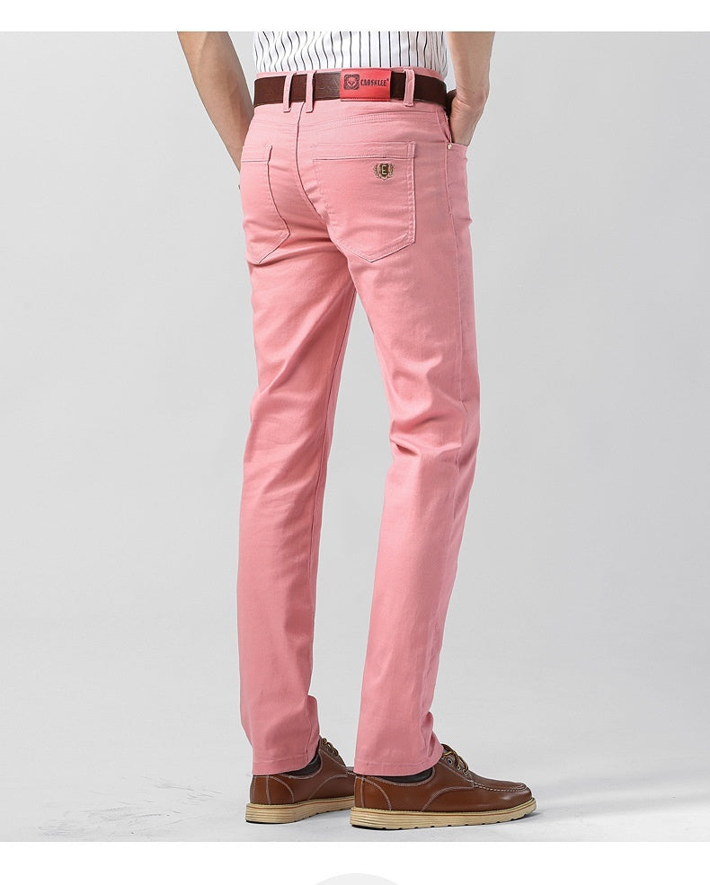 Men's Personality Colored All-matching Stretch Casual Pants