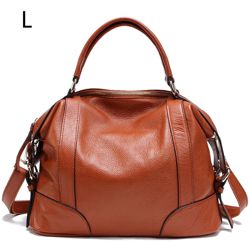 Leather Top Layer Cowhide Bag For Ladies