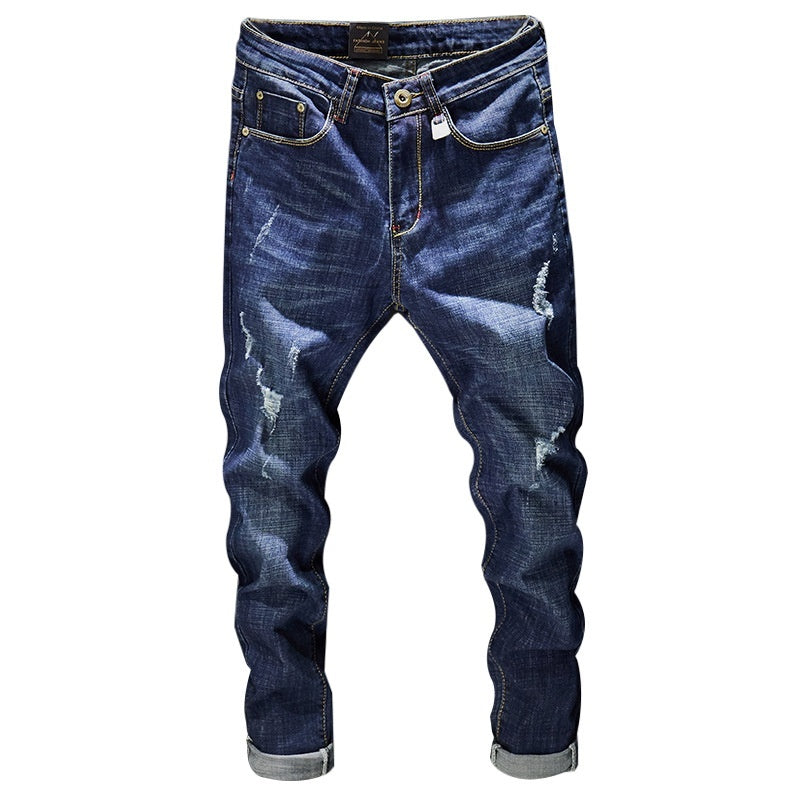 Cross-border Stretch Jeans For Men