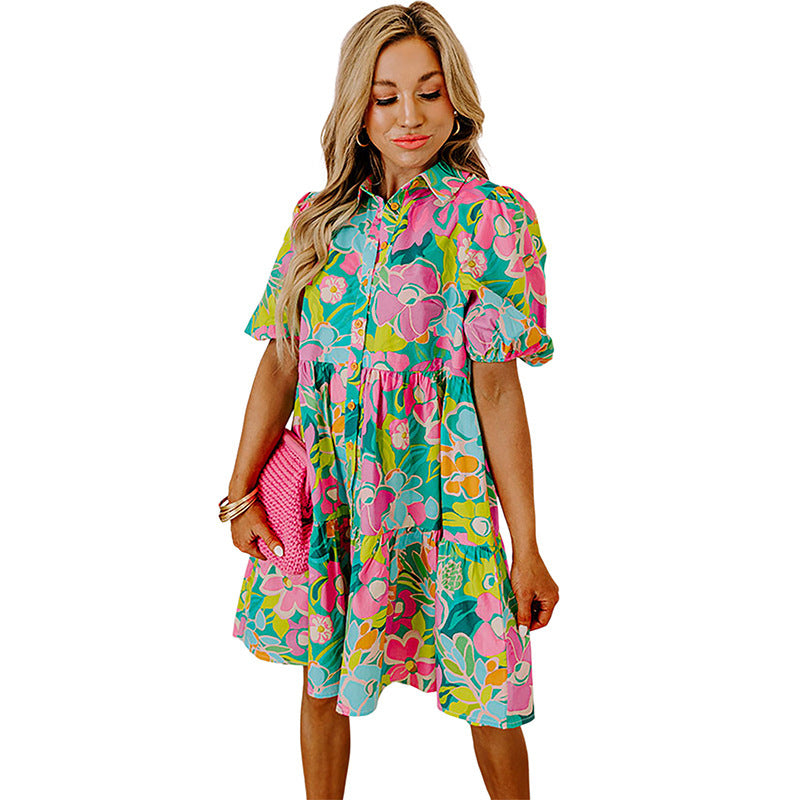 Floral Print Summer Dress