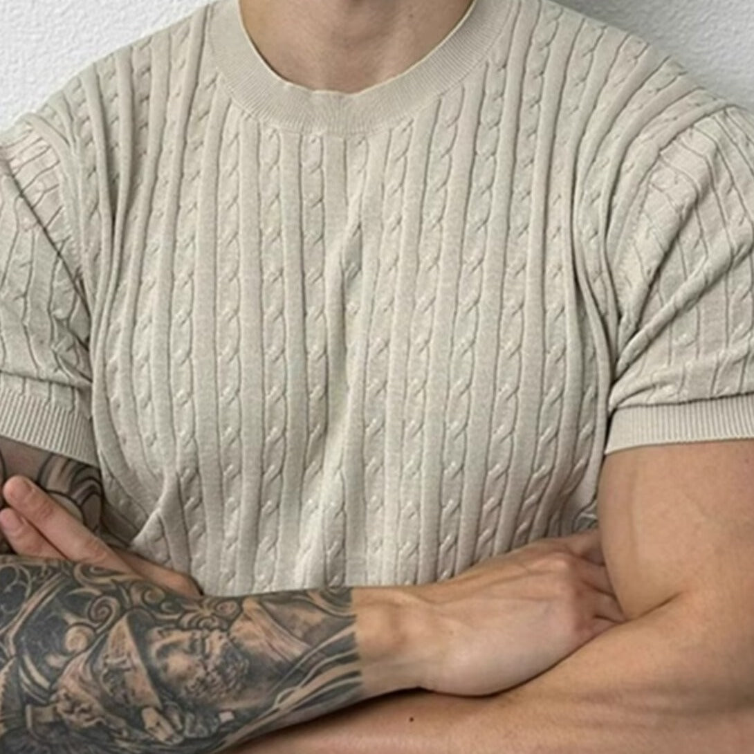 Twist Short Sleeve T-shirt For Men