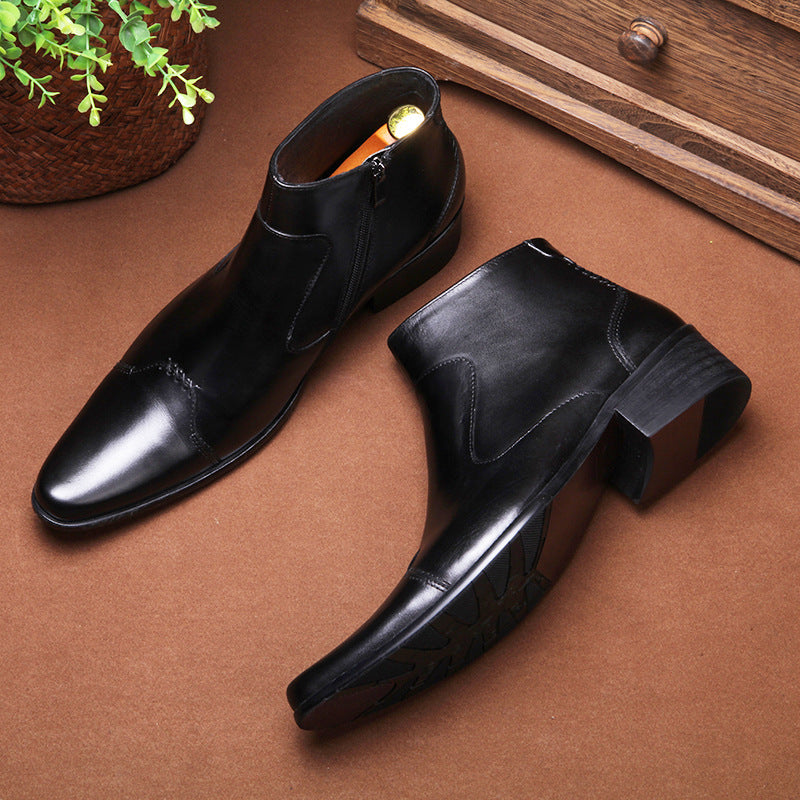 Fashion Korean Hairdresser's Men's Boots