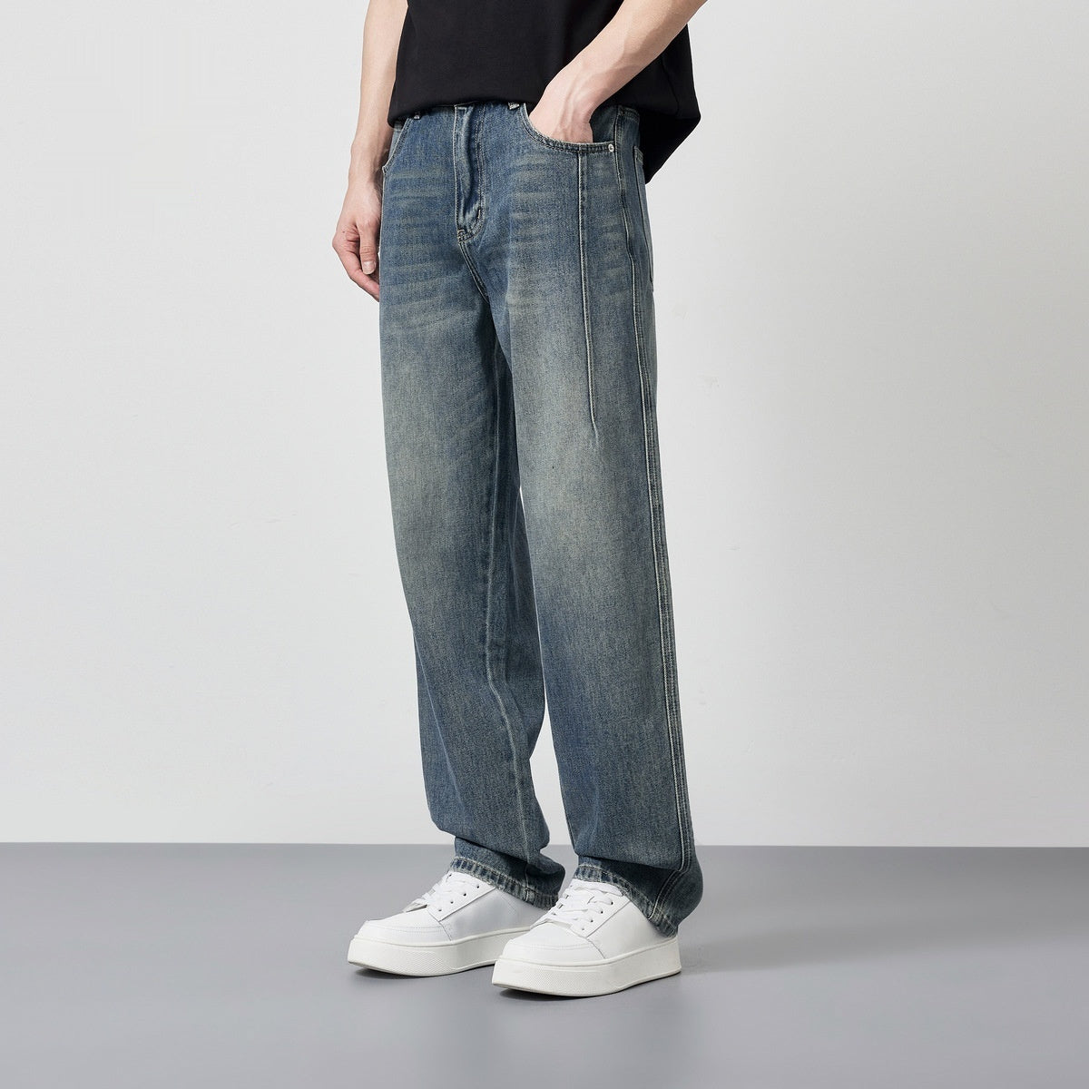 Jeans Boot-cut Pencil Pants Leisure