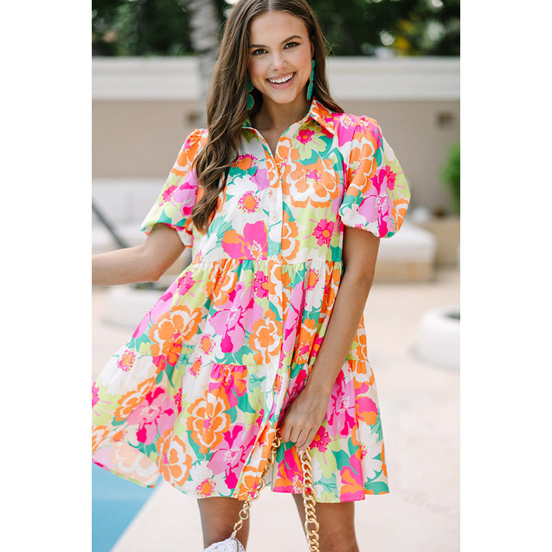 Floral Print Summer Dress