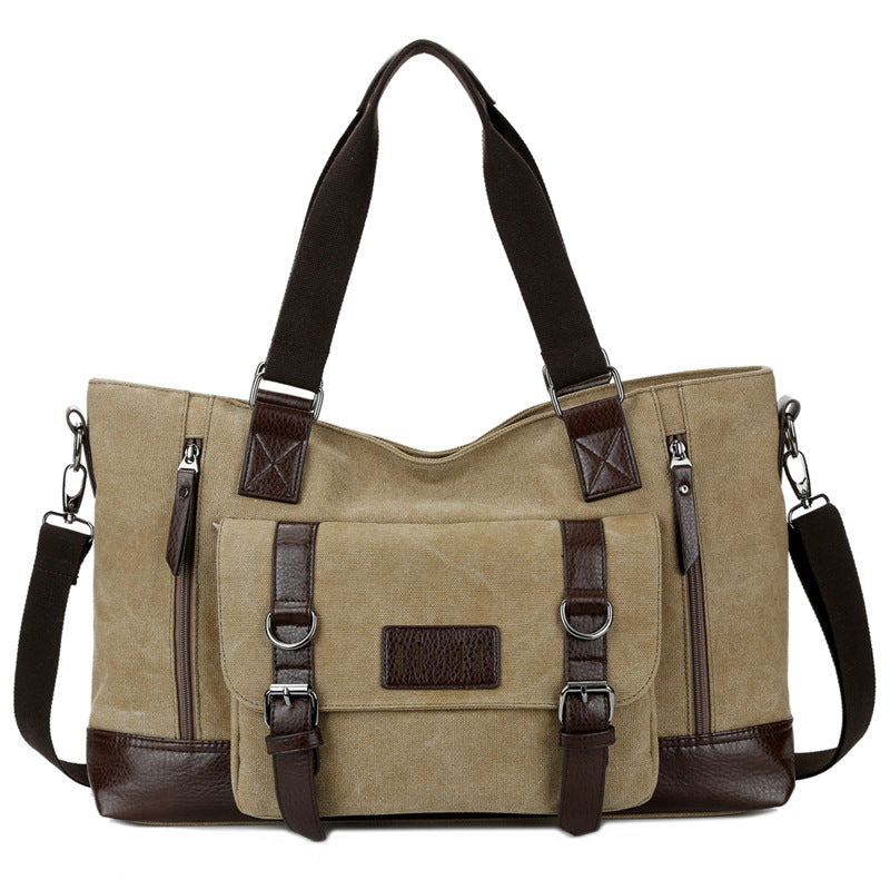 Canvas Men's One Shoulder Bag Crossbody Travel Handbag For Men