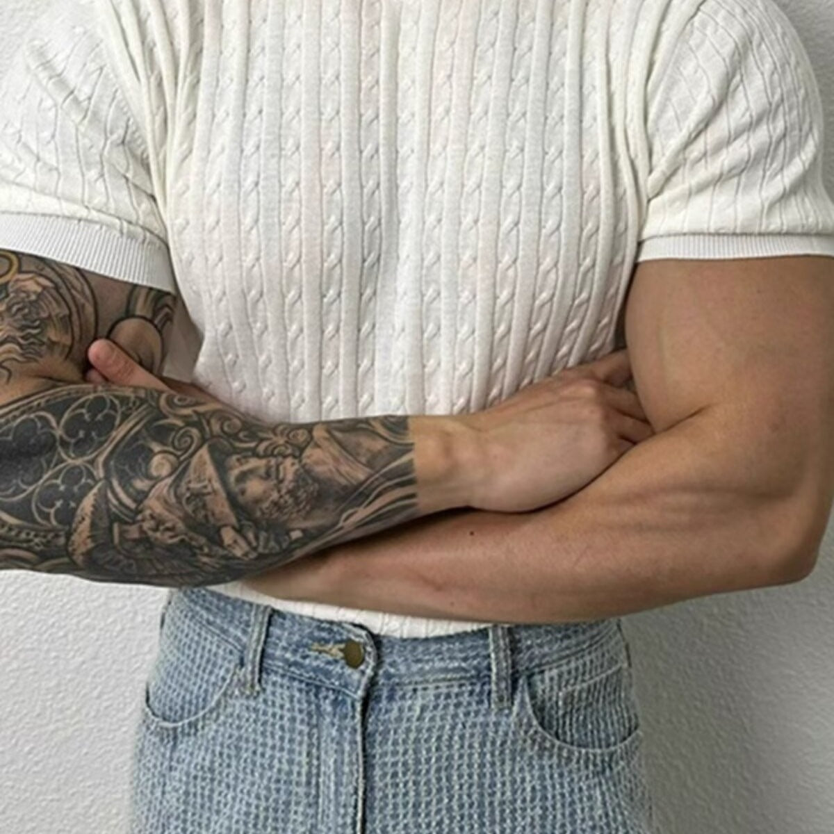 Twist Short Sleeve T-shirt For Men