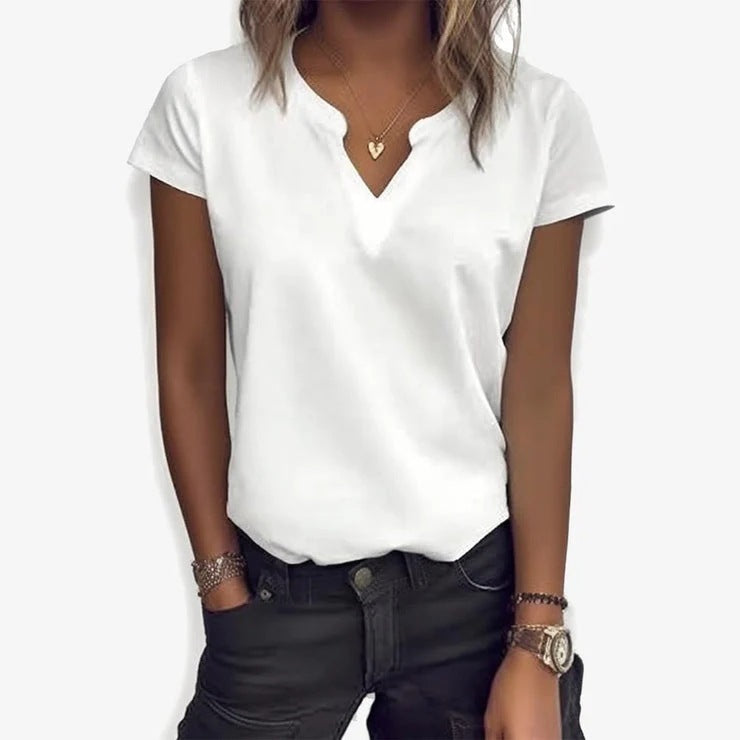 Women's Sleeveless Shirt Fashion V-neck Vest