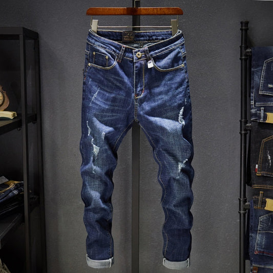 Cross-border Stretch Jeans For Men