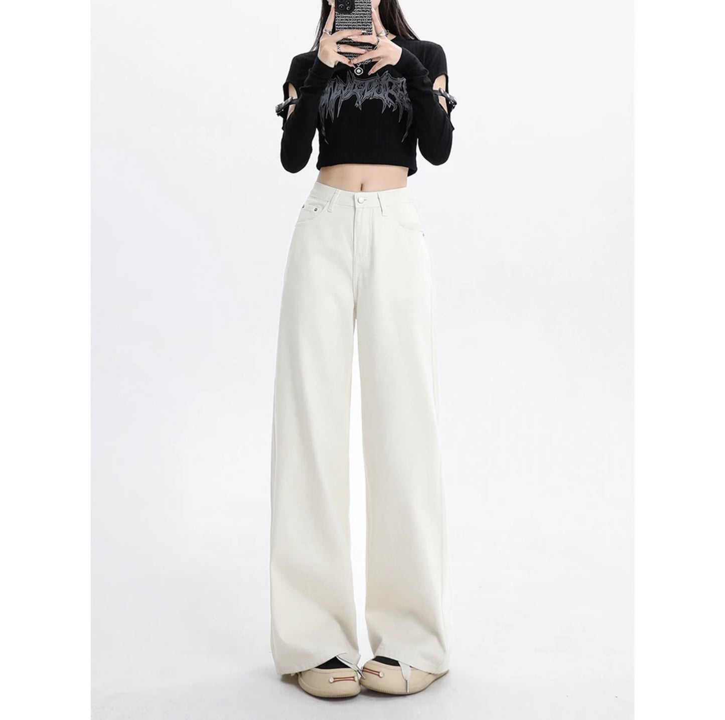 New Style White Jeans For Women