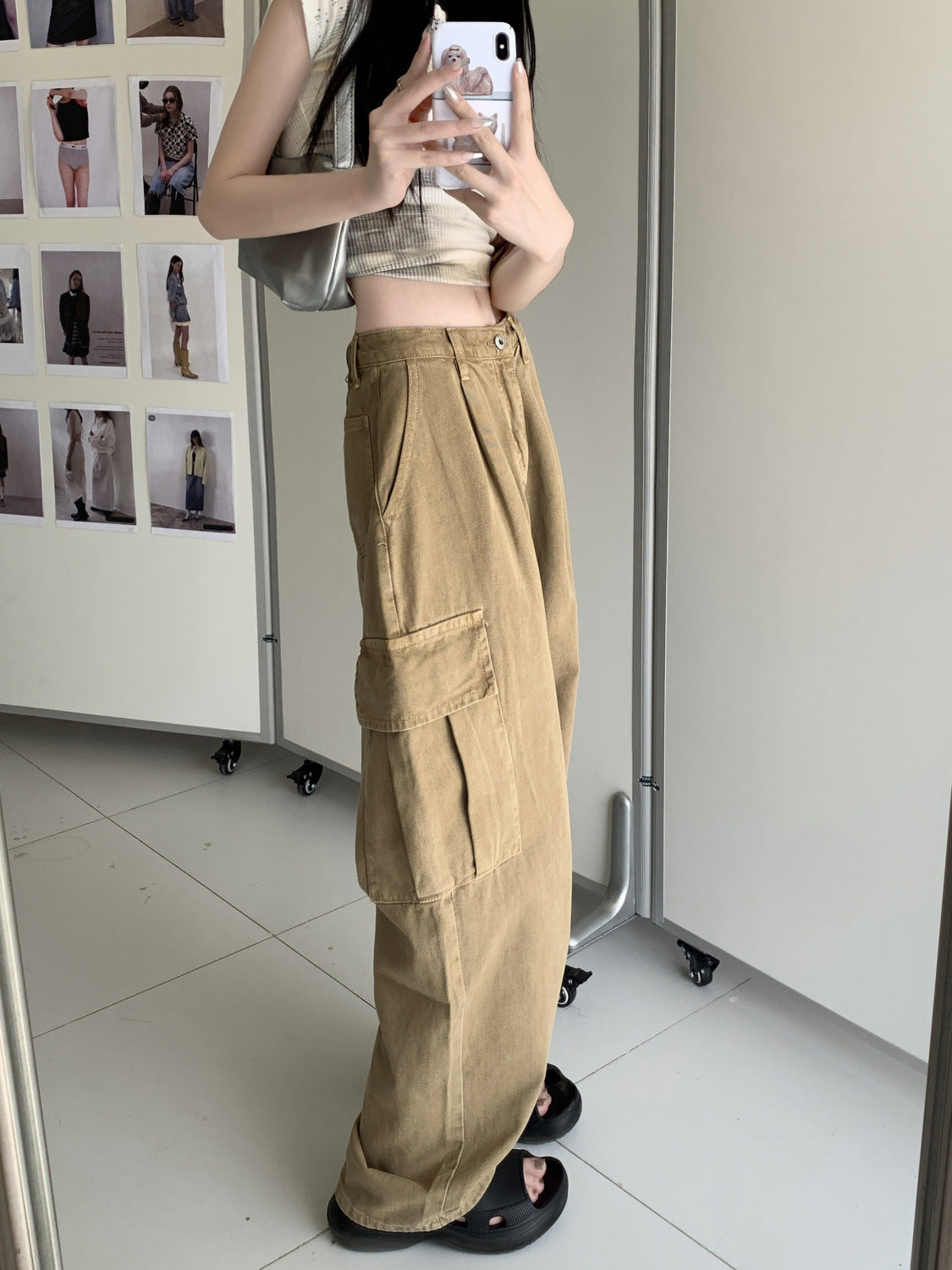 Women's Loose Straight-leg Wide-leg Pants