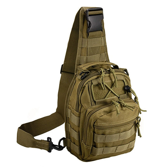 Mens Backpack Waterproof Tactical Sling Chest Pack Shoulder Bag