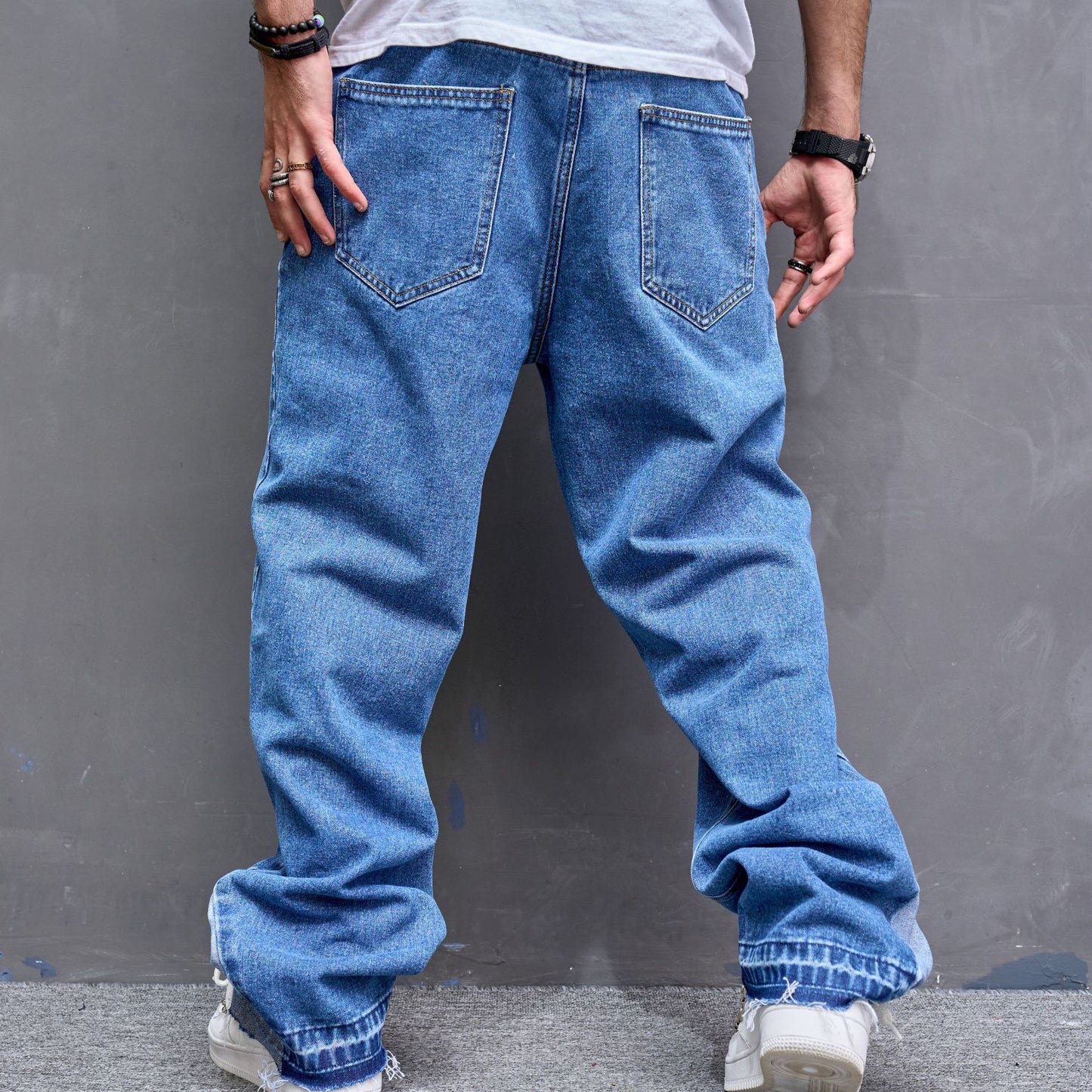 Vintage Casual Jeans Men American Style