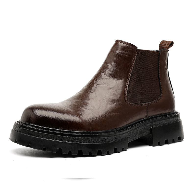Mid-top British Style Men's Shoes