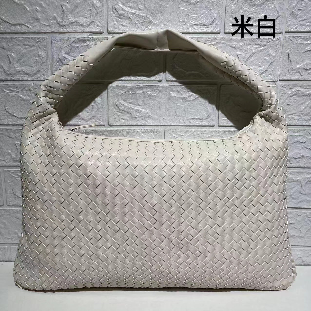 Woven Bag Women's Large Large Capacity Shoulder Handbag