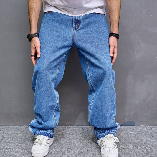 Vintage Casual Jeans Men American Style