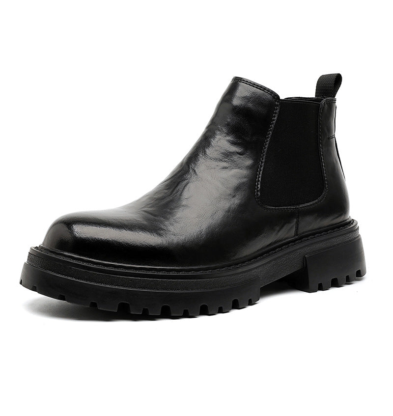 Mid-top British Style Men's Shoes