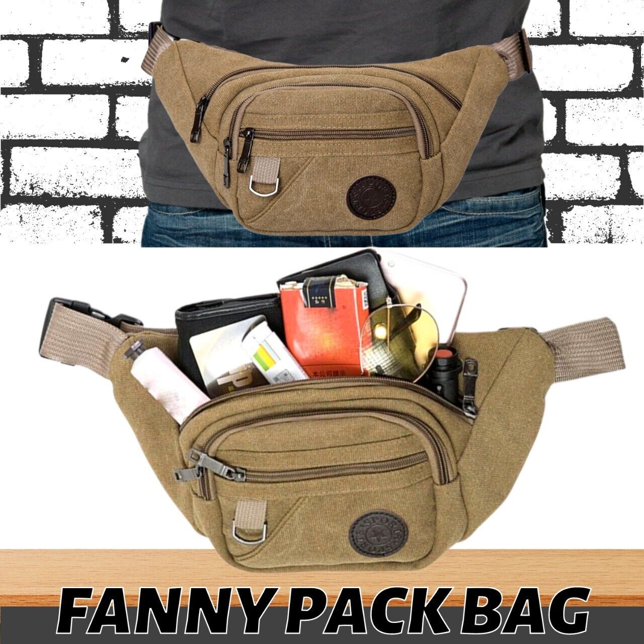 Cycling Belt Waist Bag Fanny Pack Outdoor Pouch