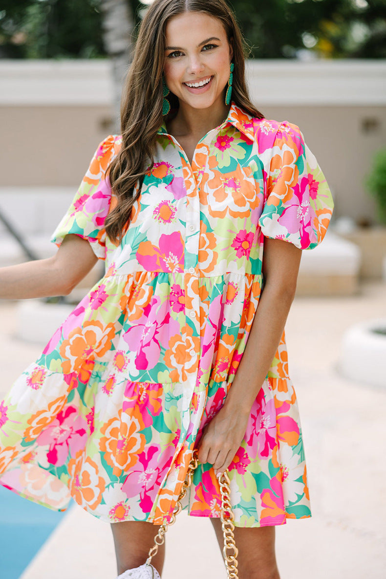 Floral Print Summer Dress