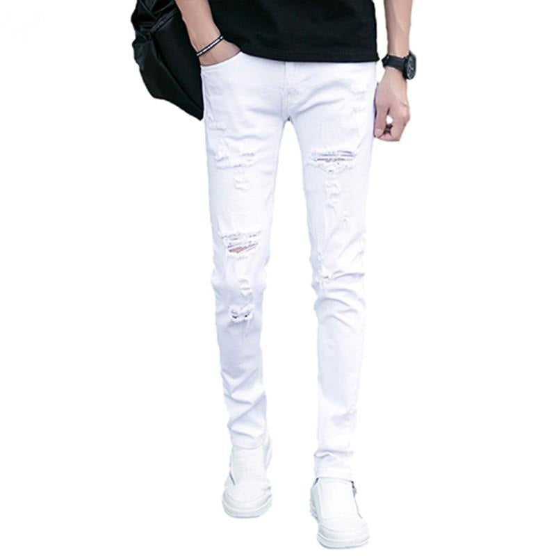 Men's Trendy Slim Patch Jeans