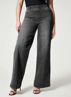 Lengthened High Waist Wide Leg Jeans