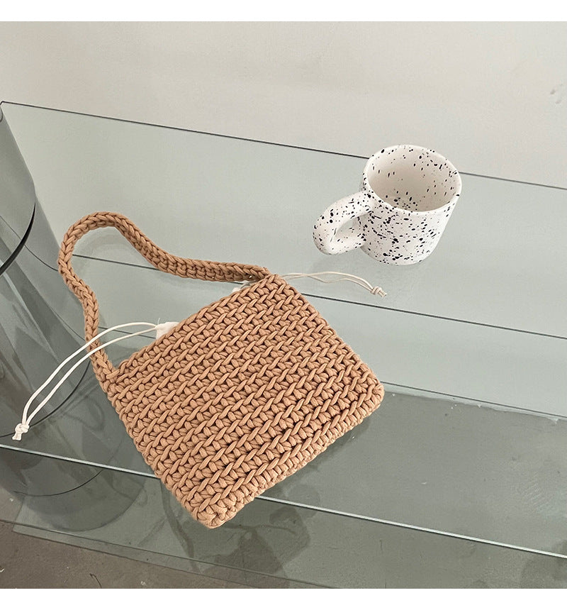 Hand-woven Shoulder Bag Vacation Beach