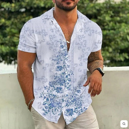 Printed Fashion Short Sleeve Shirt