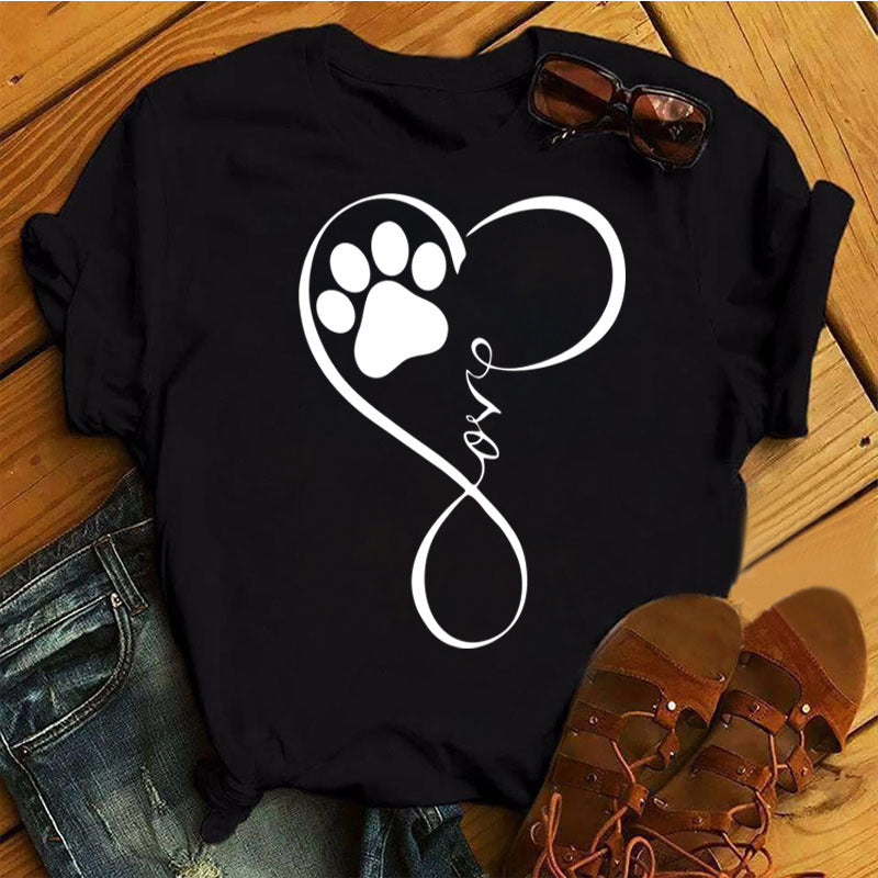 Fashion Short Sleeve Women's Cute T-shirt