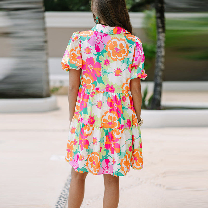 Floral Print Summer Dress