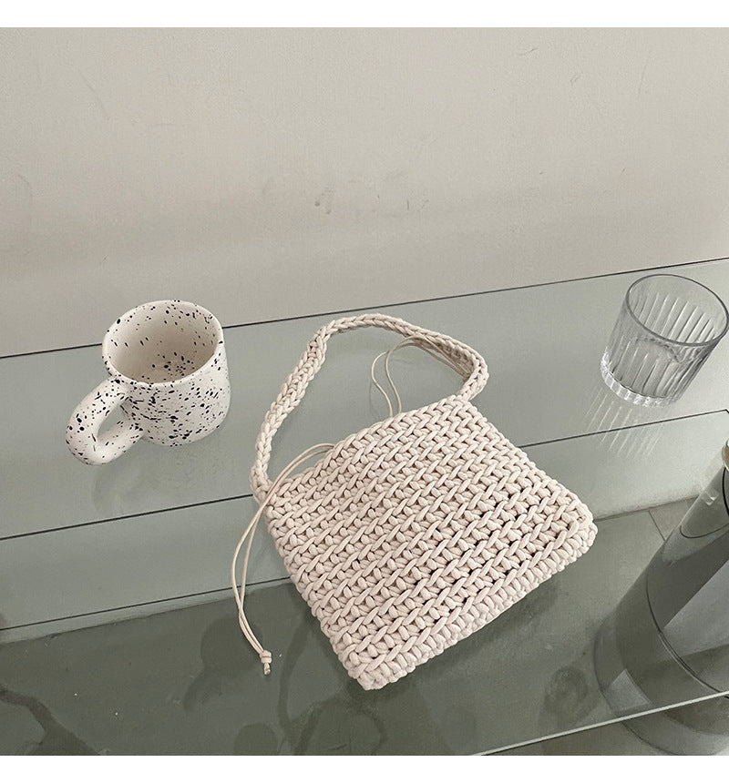 Hand-woven Shoulder Bag Vacation Beach