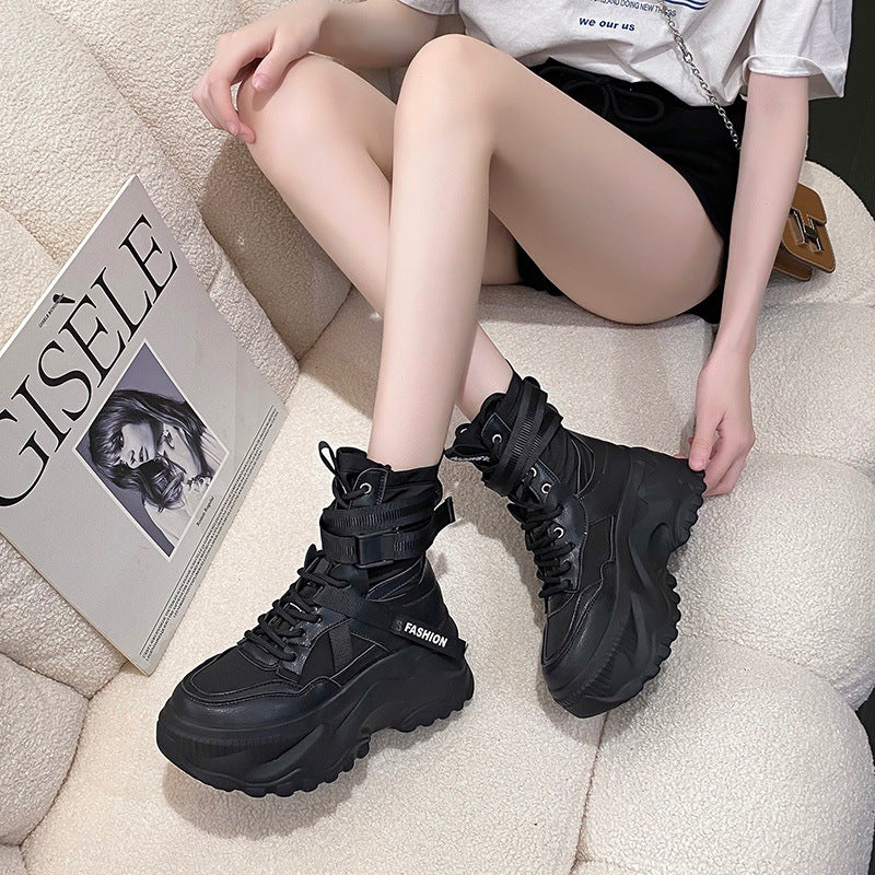 Women's Platform Height Increasing Casual Sneakers