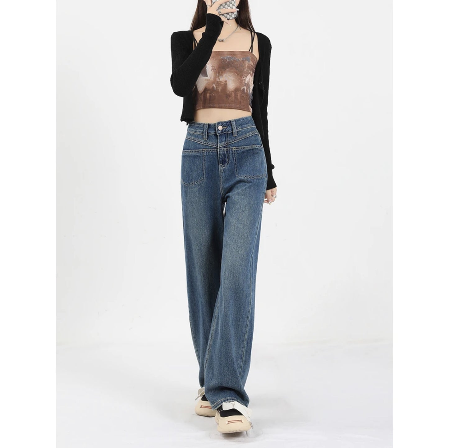 Women's High Waist Jeans