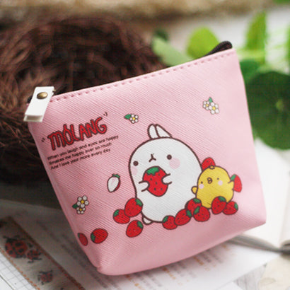 Cute Creative Personalized Cartoon Ladies Short Wallet