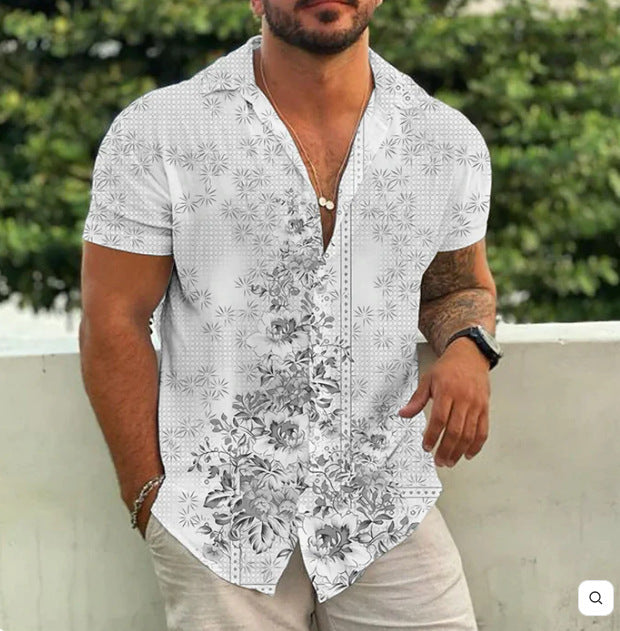 Printed Fashion Short Sleeve Shirt