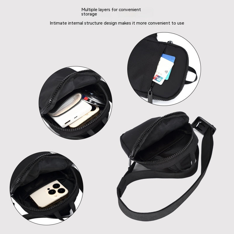 Mobile Phone Men's Fashion Special-interest Personal Leisure Simple Shoulder Bag