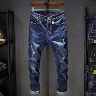 Cross-border Stretch Jeans For Men