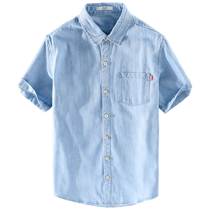 Short Sleeve Shirt For Men Classic All-matching